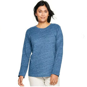 Long Sleeve Crewneck Tee Sky Blue Small